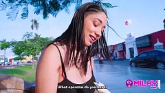 চালান নিকি পাওয়ারের রিয়েল স্ট্রিট অডিশন: বিগ অ্যাস এবং বিগ টিটস উন্মুক্ত